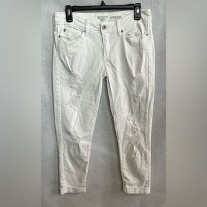 Denizen Levi's Girls White Distressed Boyfriend Jeans